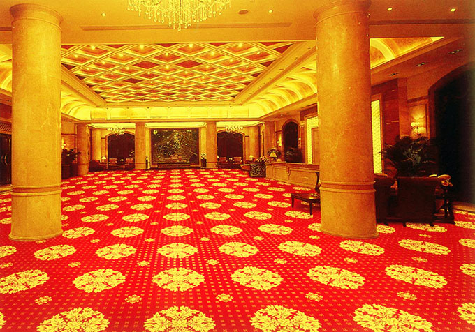 豪华酒店用上重庆地毯，亿发地毯给你美的展现。